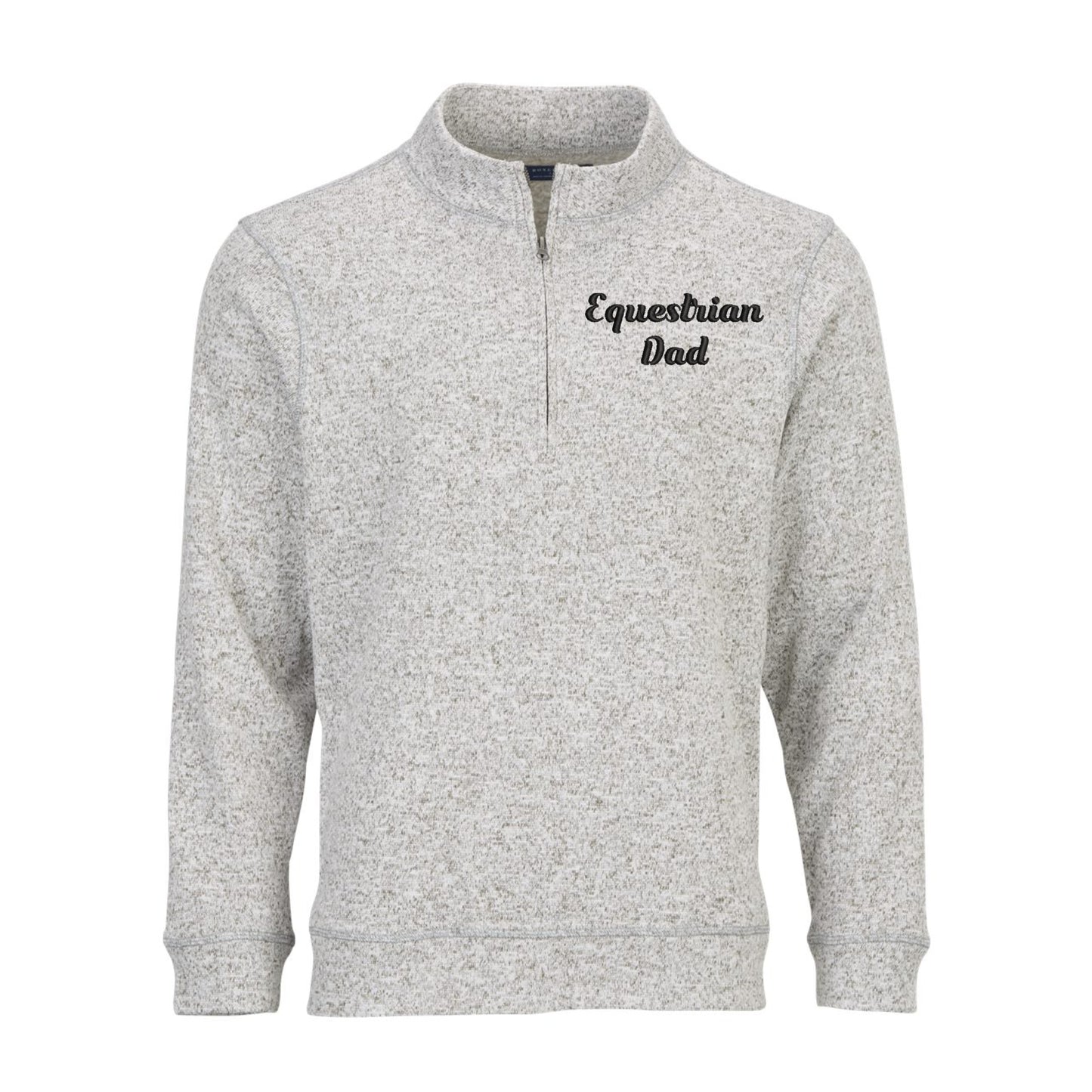 Men's "Equestrian Dad"  Boxercraft Alpine Quarter-Zip Pullover - Embroidery Left Chest
