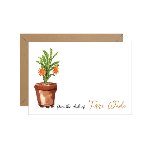 Lily Pot Personalized Note
