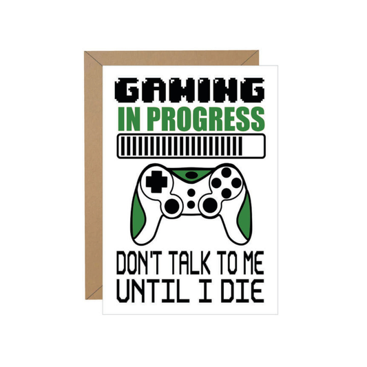 Gaming in Progress Note