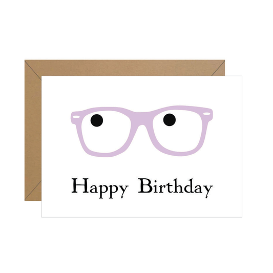 Glasses Birthday Card