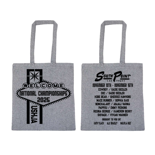 Grey w/Black Art Tote