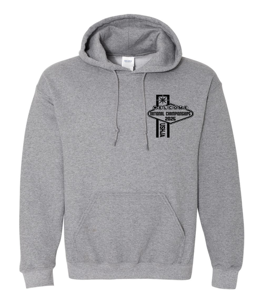 Grey w/Black Art Hoodie