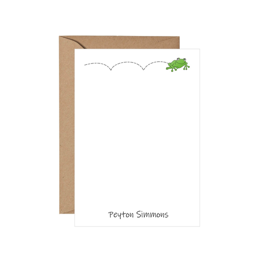 Hoppin Frog Personalized Note
