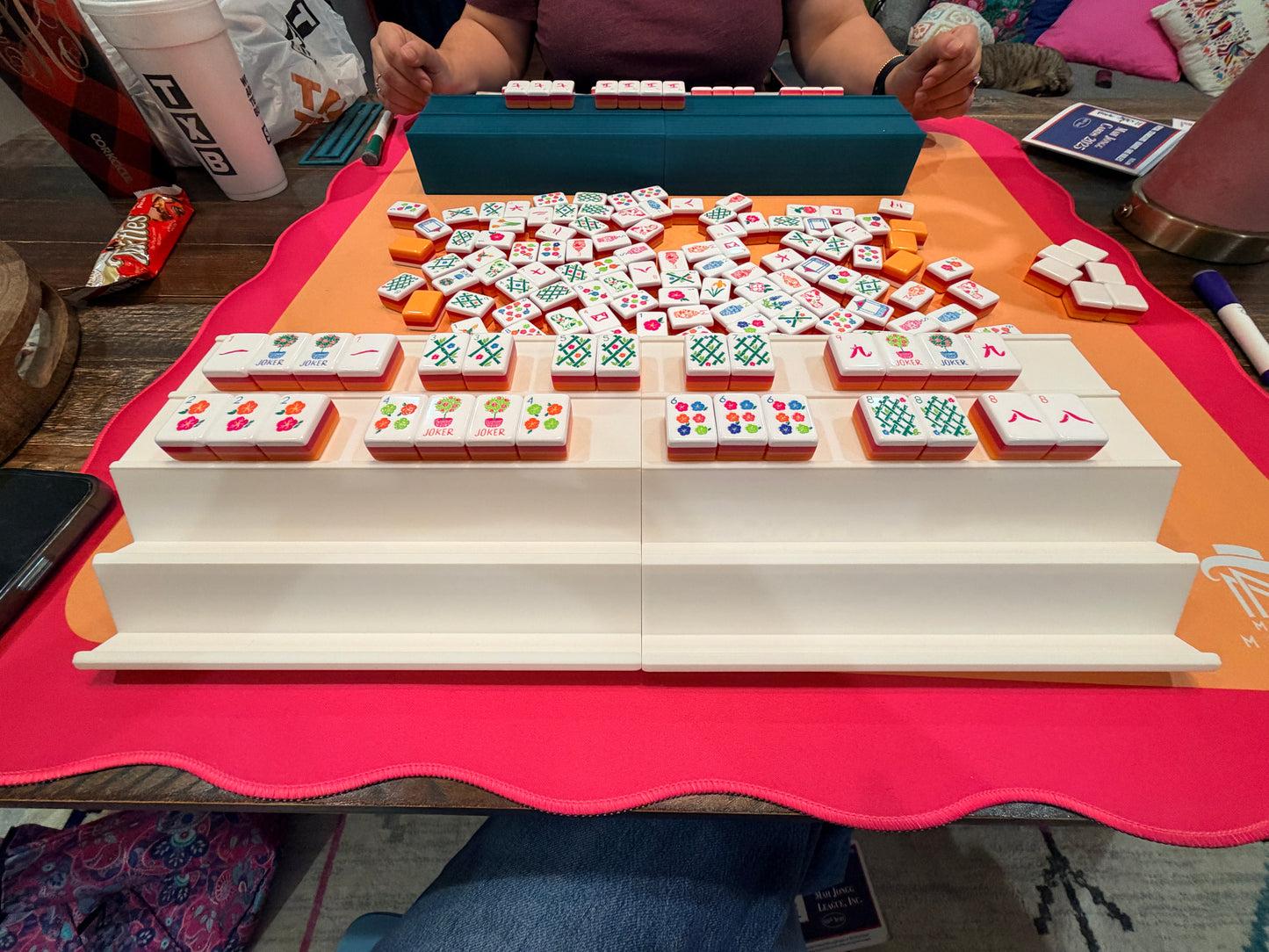 Double Mahjong (2 Player) Rack - Set of 2