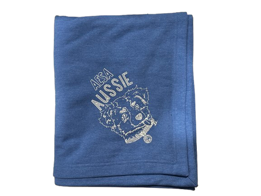 AESA Blue Blanket w/ AESA Aussie Art