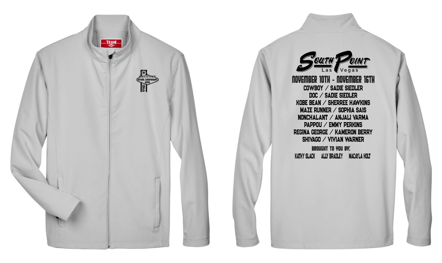 Grey w/Black Art Youth Soft Shell Jacket