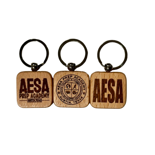 AESA Aussie Wood Keychain