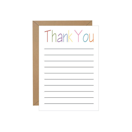 Lined Thank You