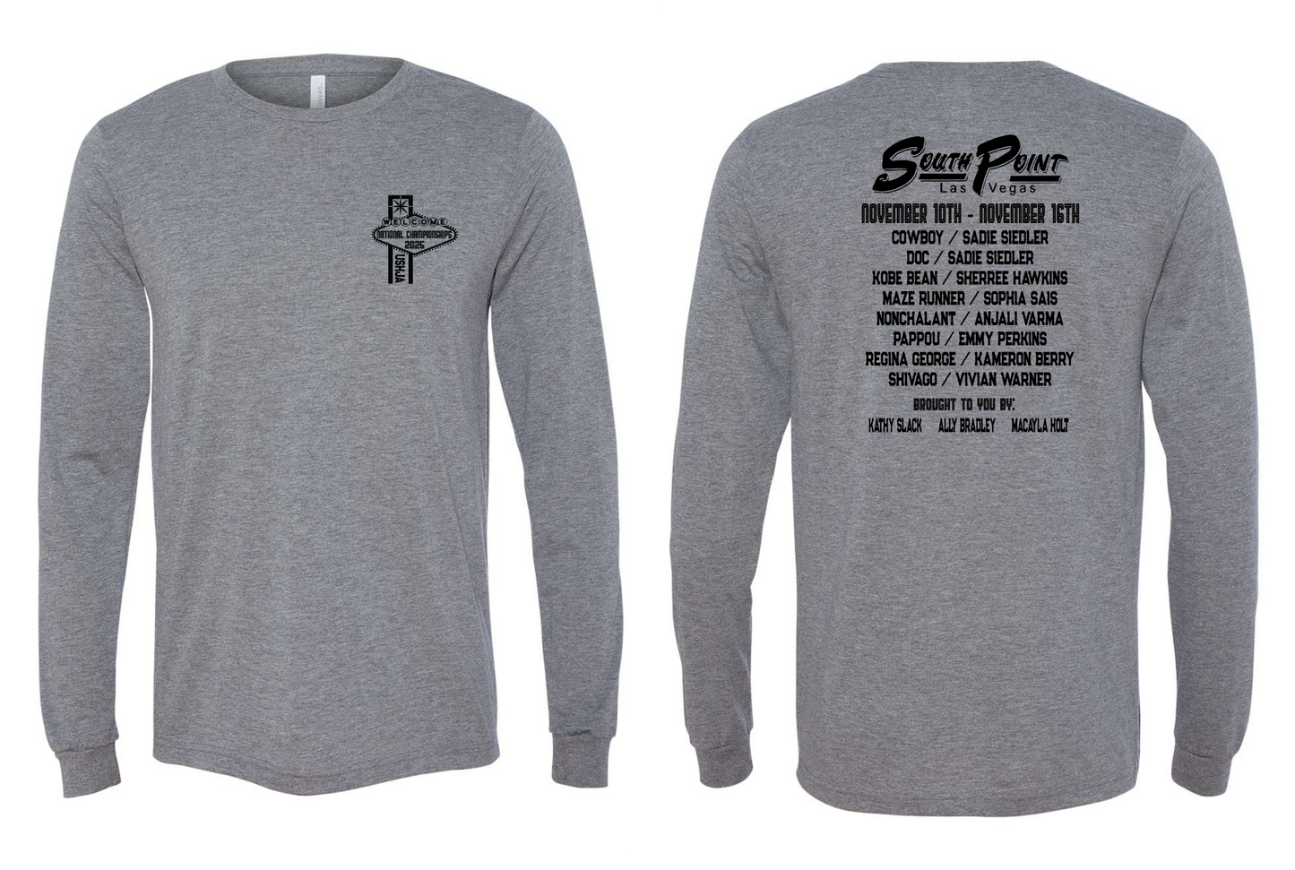 Grey w/Black Art Long Sleeve
