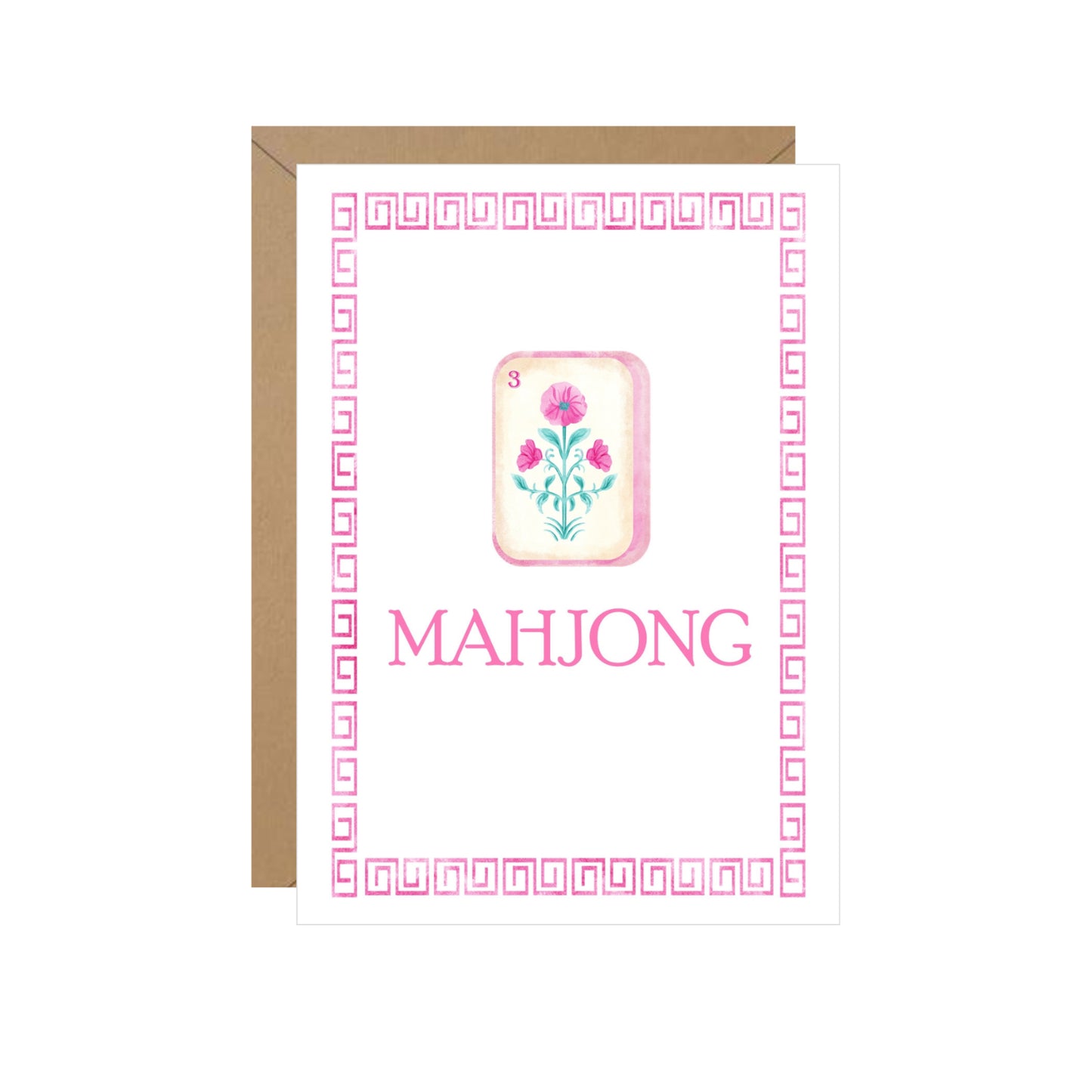Mahjong Note Card