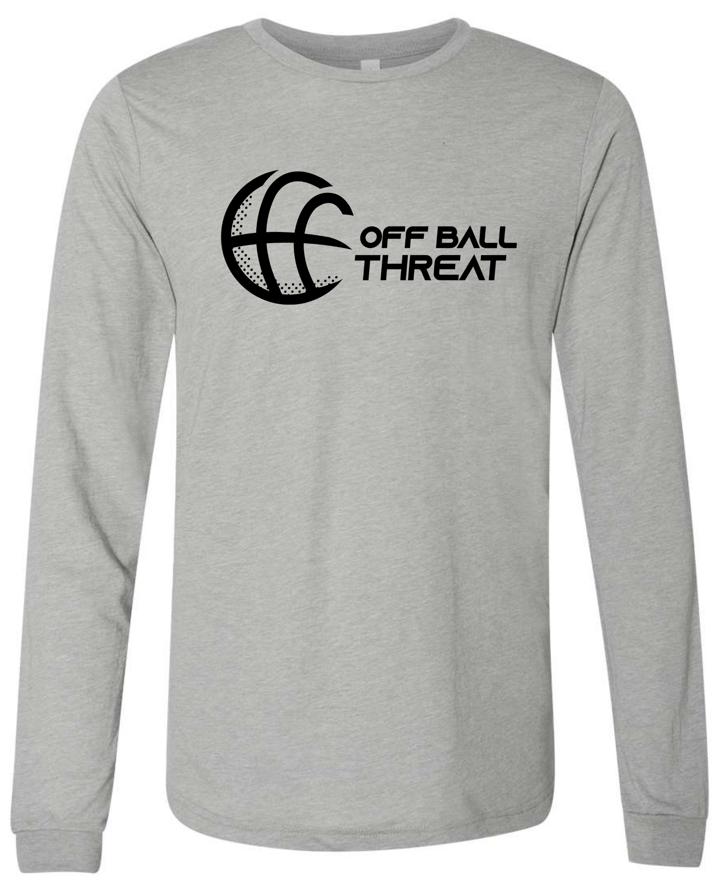 Grey w/Black Logo Long Sleeve