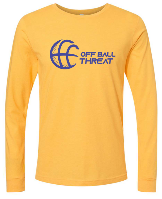 Yellow Gold w/Navy Logo Long Sleeve