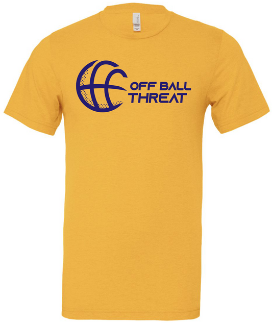 Yellow Gold / Navy Logo T-Shirt