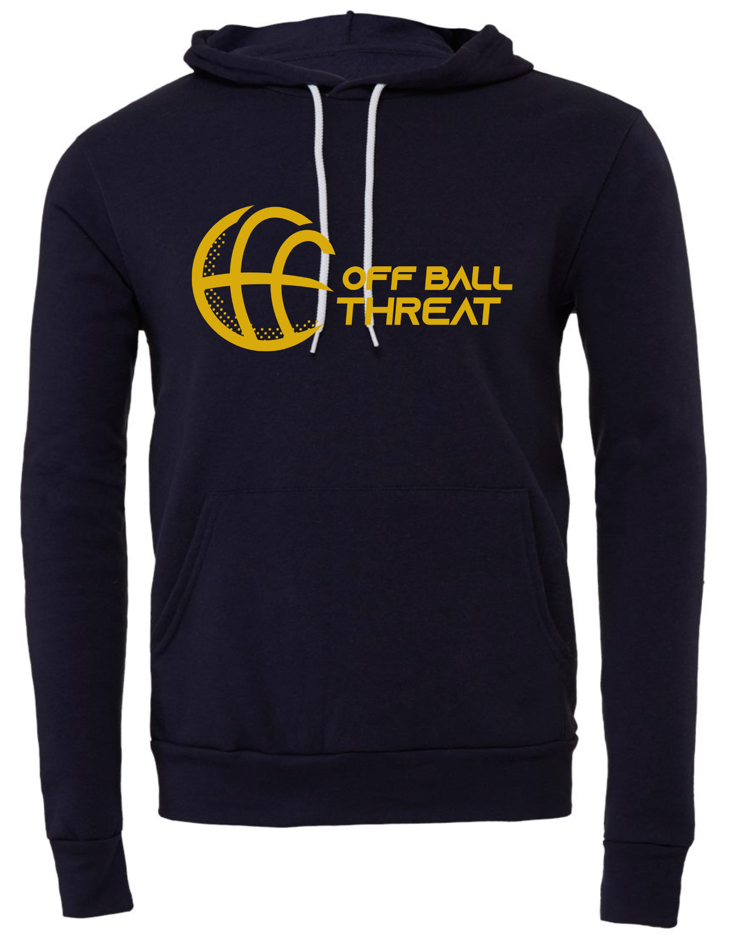 Navy w/ Gold Logo Sponge Fleece - Hoodie