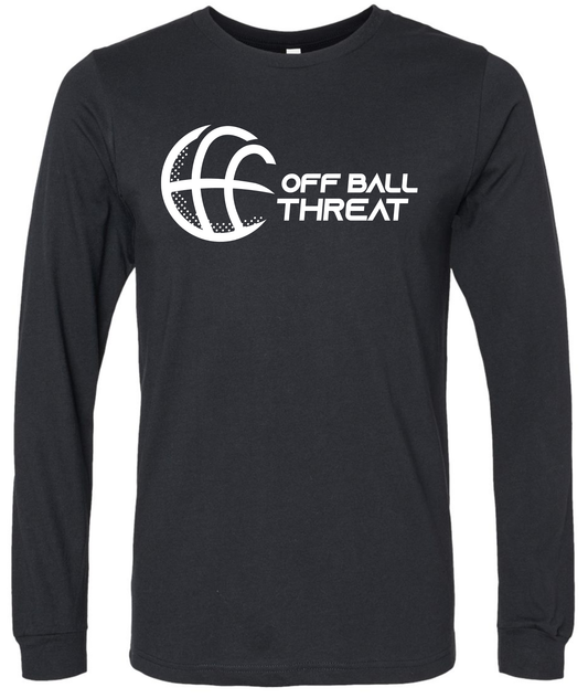 Black w/White Logo Long Sleeve