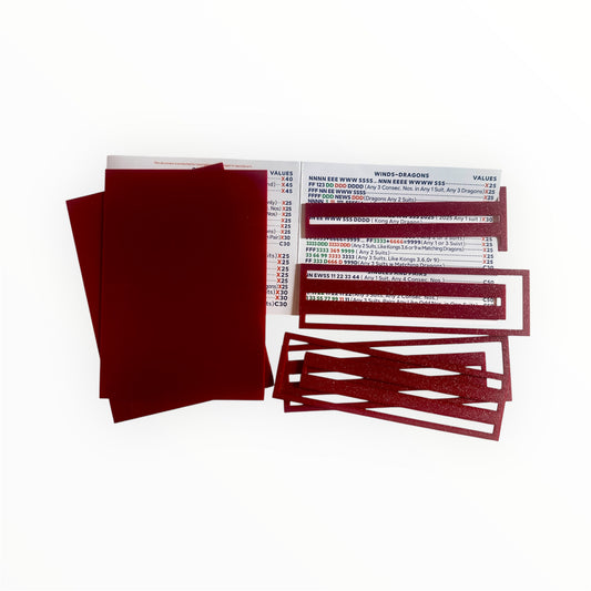 MAHJONG Shuffler & Line Reader Set - (2 Shufflers & 4 Line Readers)