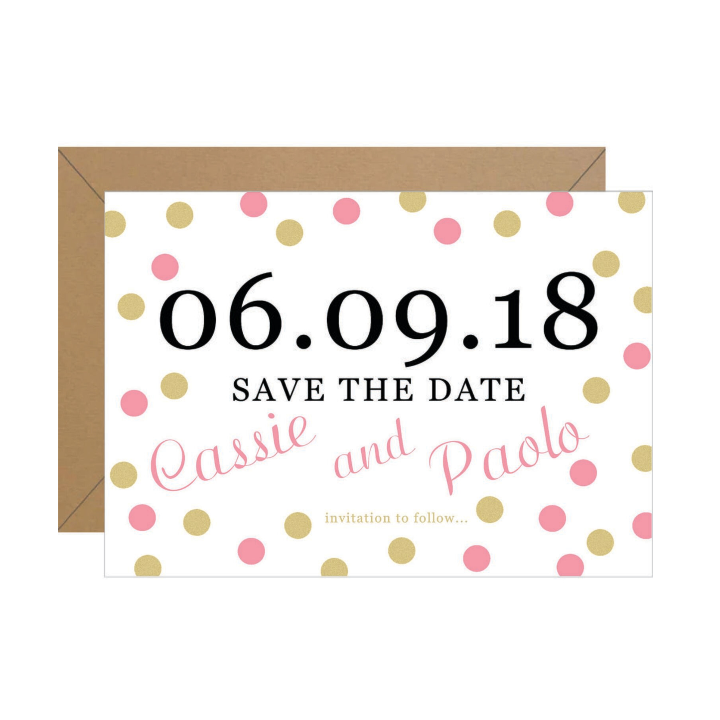 Dots Save The Date