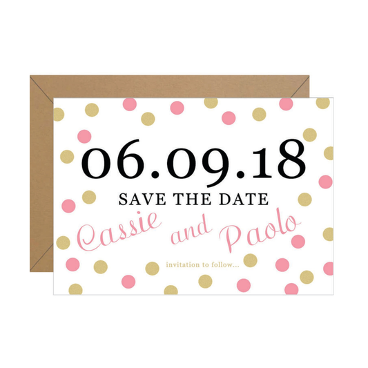 Dots Save The Date
