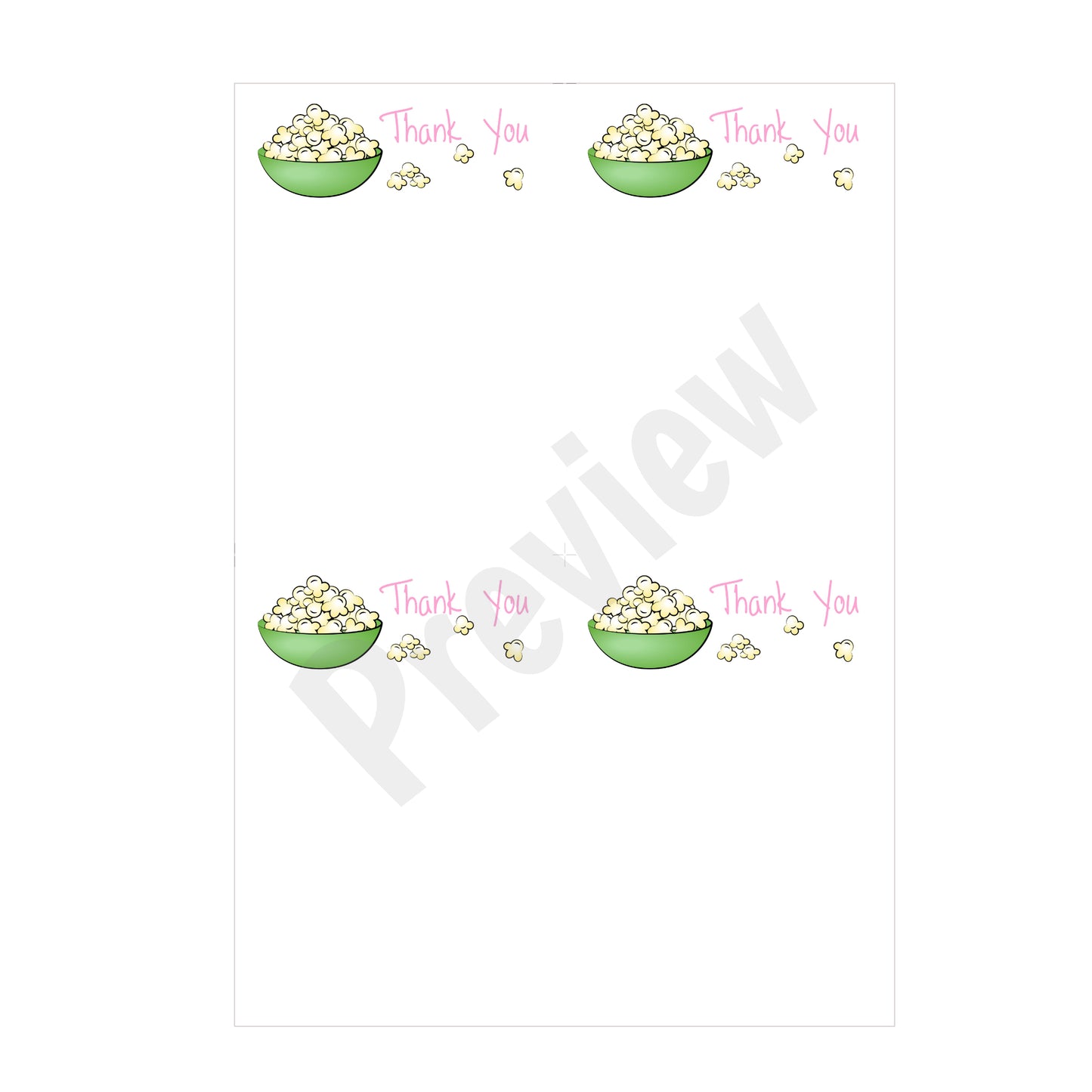 Popcorn Thank You - Download