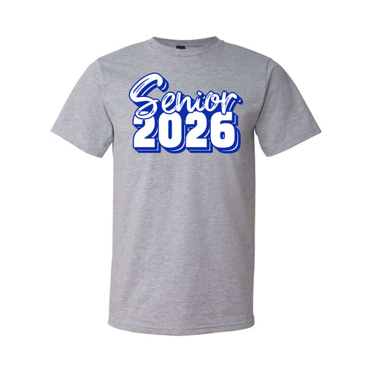 Senior 2026 Grey w/Blue Art