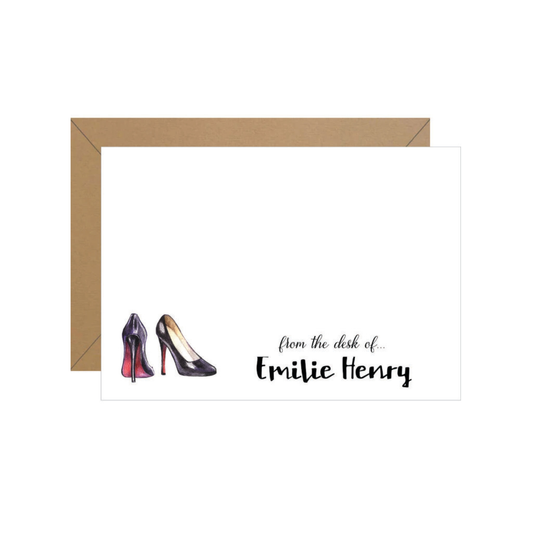 Heels Personalized Note