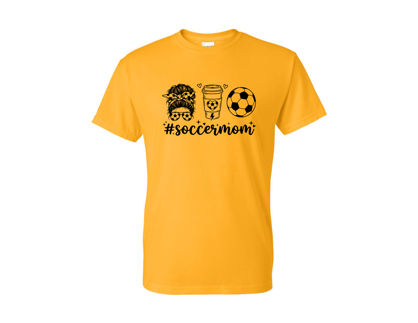 Soccer Mom Messy Bun T-Shirt - 3 Options