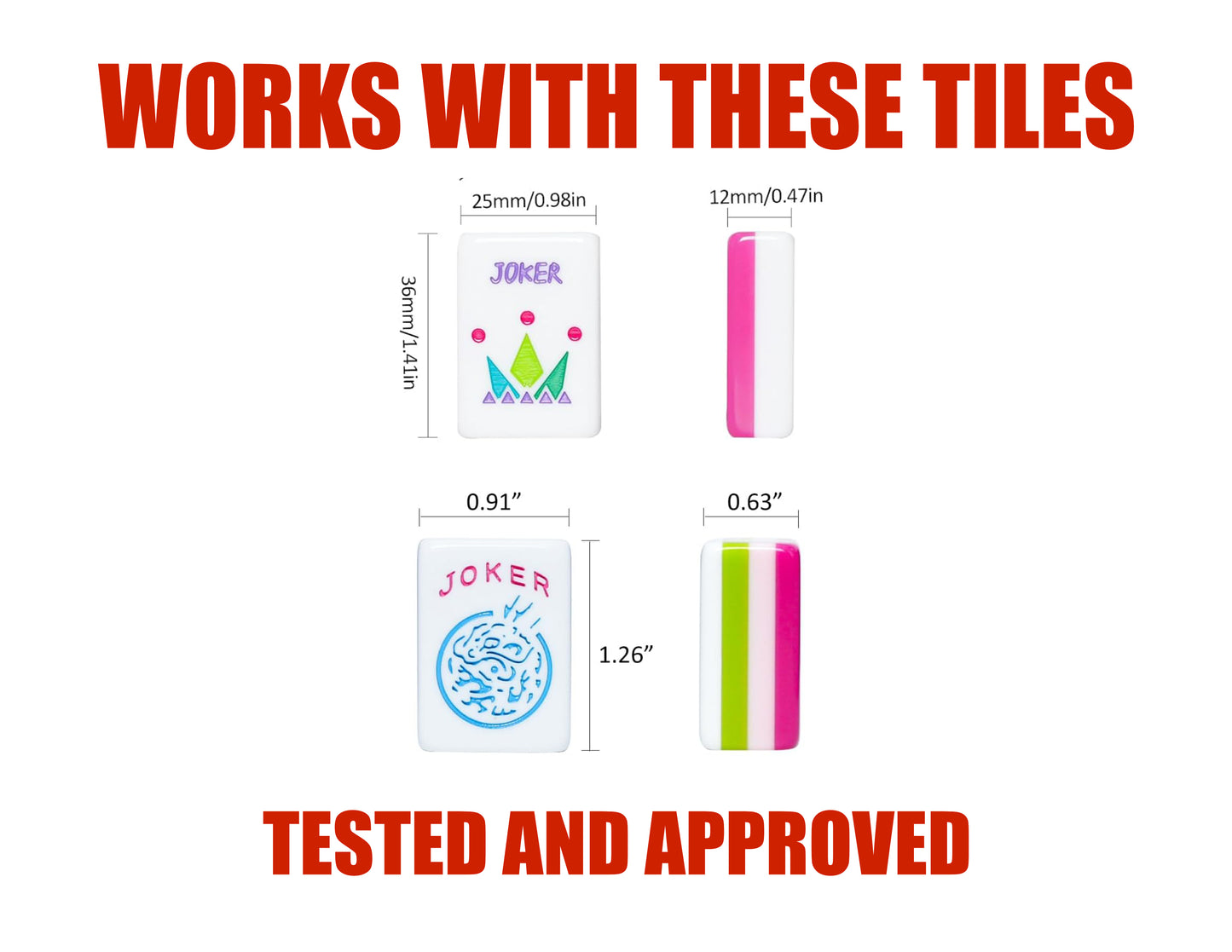 Double Mahjong (2 Player) Rack - Set of 2