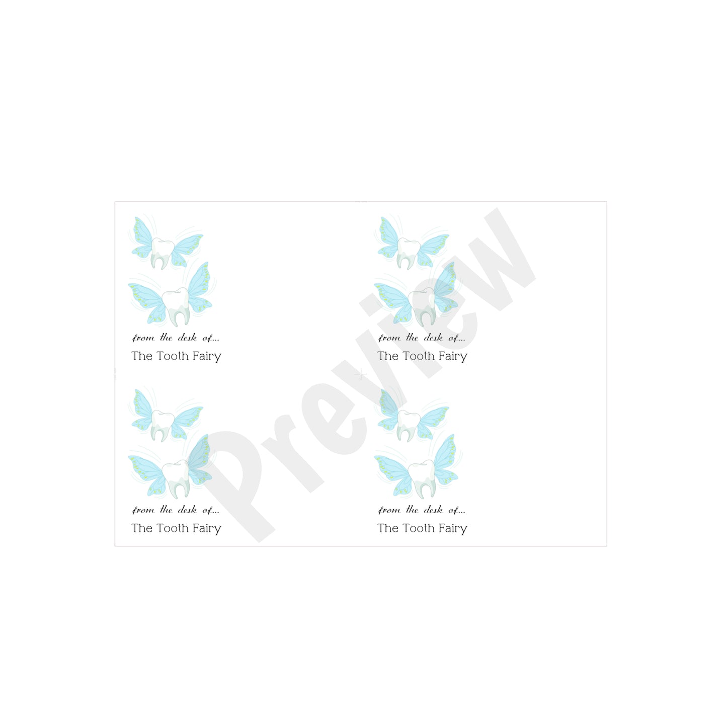 Tooth Fairy Note - Download