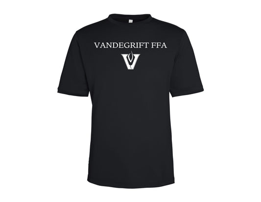 Black w/ White Logo Performance T-Shirt
