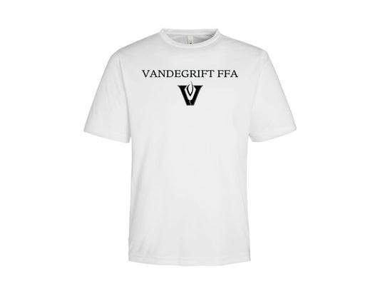 White w/ Black Logo Performance T-Shirt