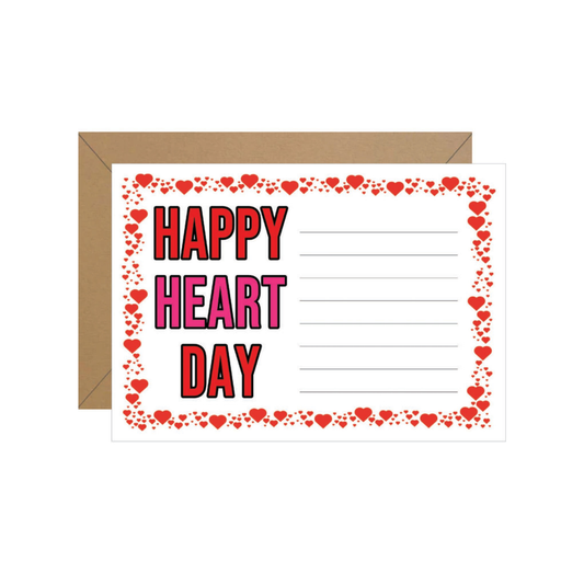 Happy Heart Day Valentine Note