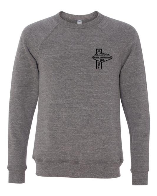 Grey w/Black Art Crewneck