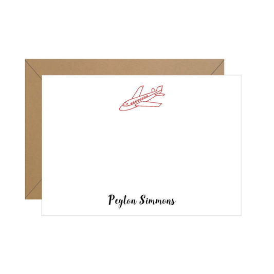 Airplane Personalized Note
