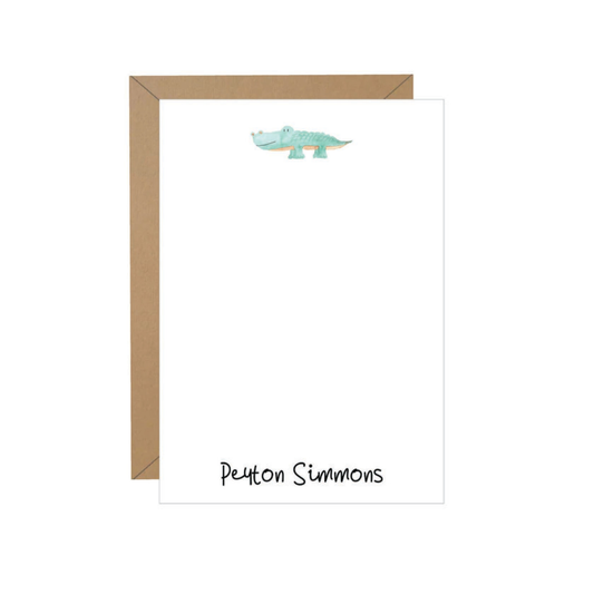 Crocodile Personalized Note