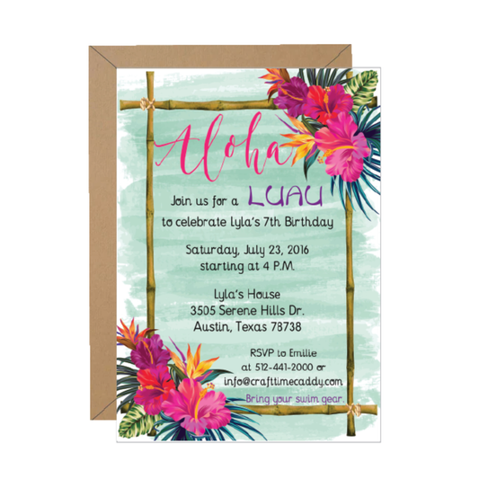 Aloha Invitation