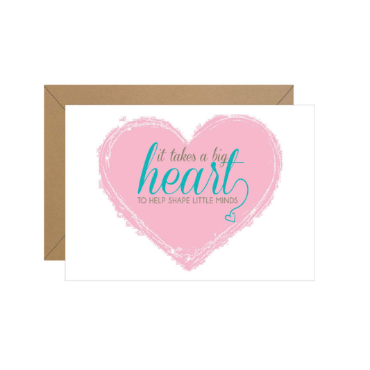 Big Heart Little Hands Note