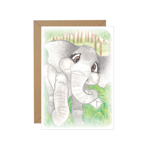 Elephant Note (Hand Drawn)