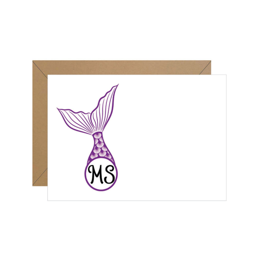 Mermaid Tail 1 Personalized Note
