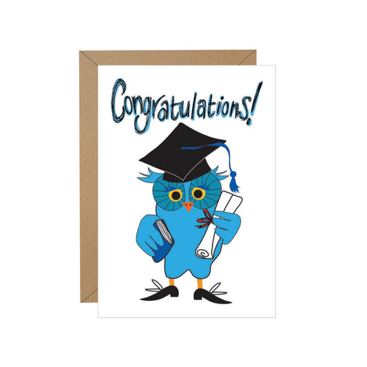 Graduation Owl Card