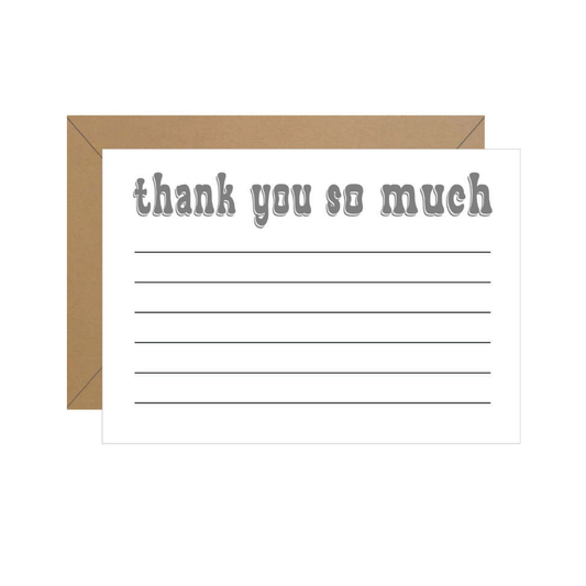 "thank you so much" Thank You
