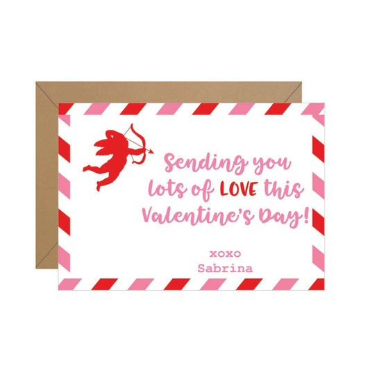 Cupid Air Valentine Note